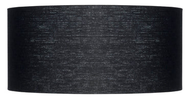 Vloerlamp Fuji bamboe h.167cm/kap 47x23cm eco linnen, zwart