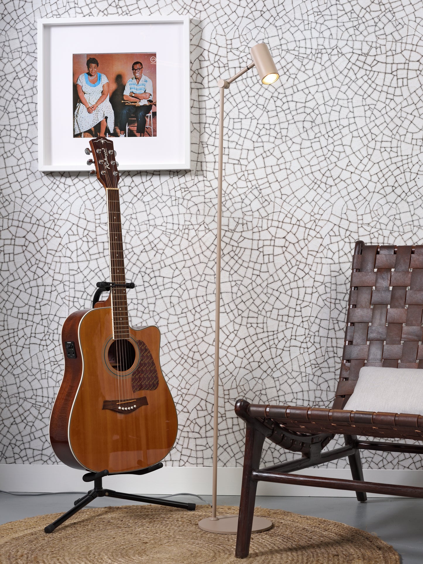 It's About Romi Stehleuchte Eisen Montreux H.149,5cm LED 5W/Röhre H.11x5,5cm, Sand