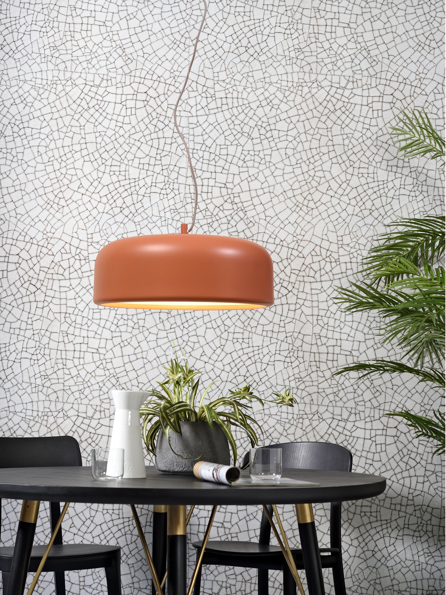 It's About Romi Hängelampe Aluminium Marseille rund dia.48.5xh.17.5cm, terra