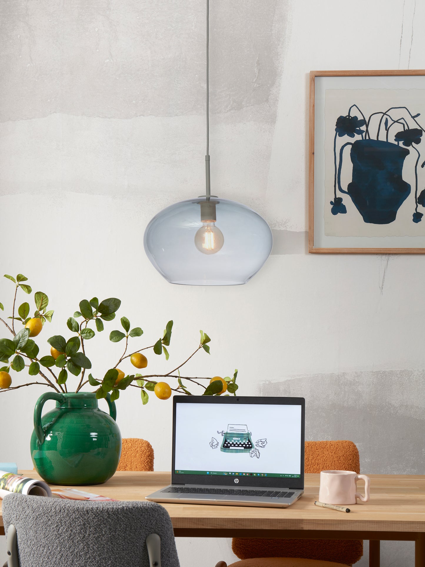 It's About Romi Hanglamp Bologna, kleurverl. l.grijs