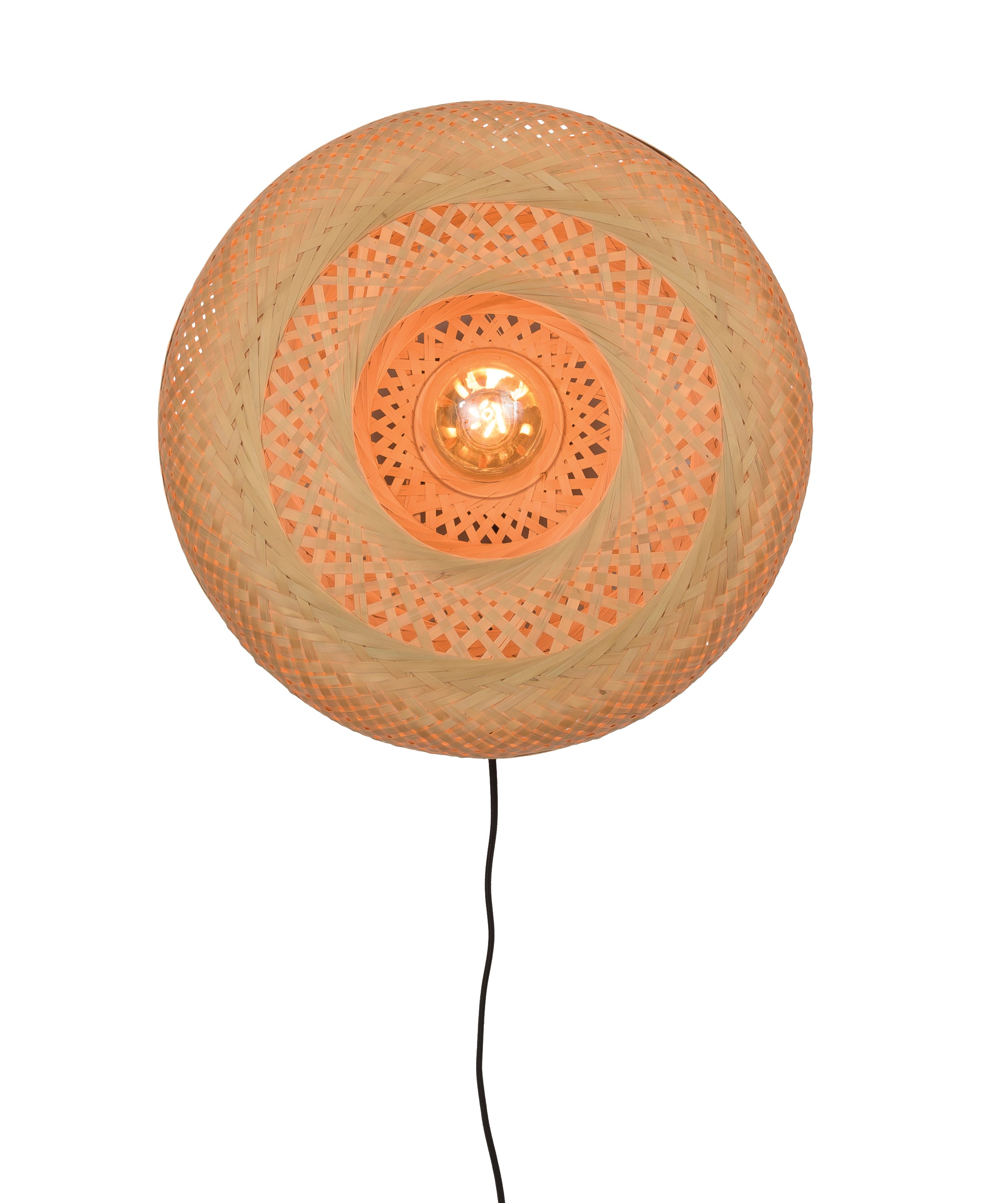 Good&Mojo Wandleuchte Palawan Bambus 40x15cm natur, S