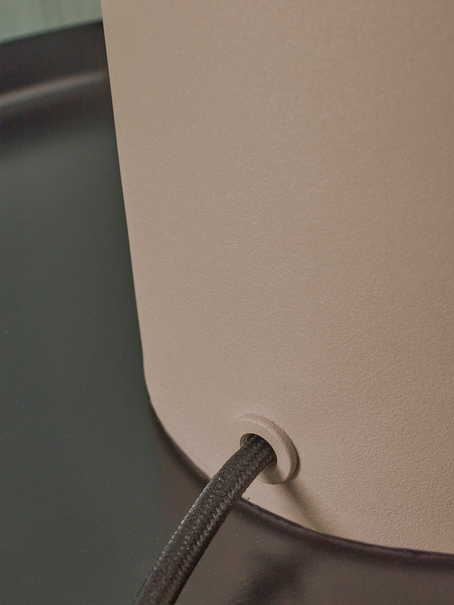 It's About Romi Tischleuchte Eisen Porto H.30x25cm/Schirm rund Dm.25x9cm, Sand