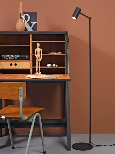 It's About Romi Stehleuchte Eisen Montreux H.149,5cm LED 5W/Röhre H.11x5,5cm, schwarz