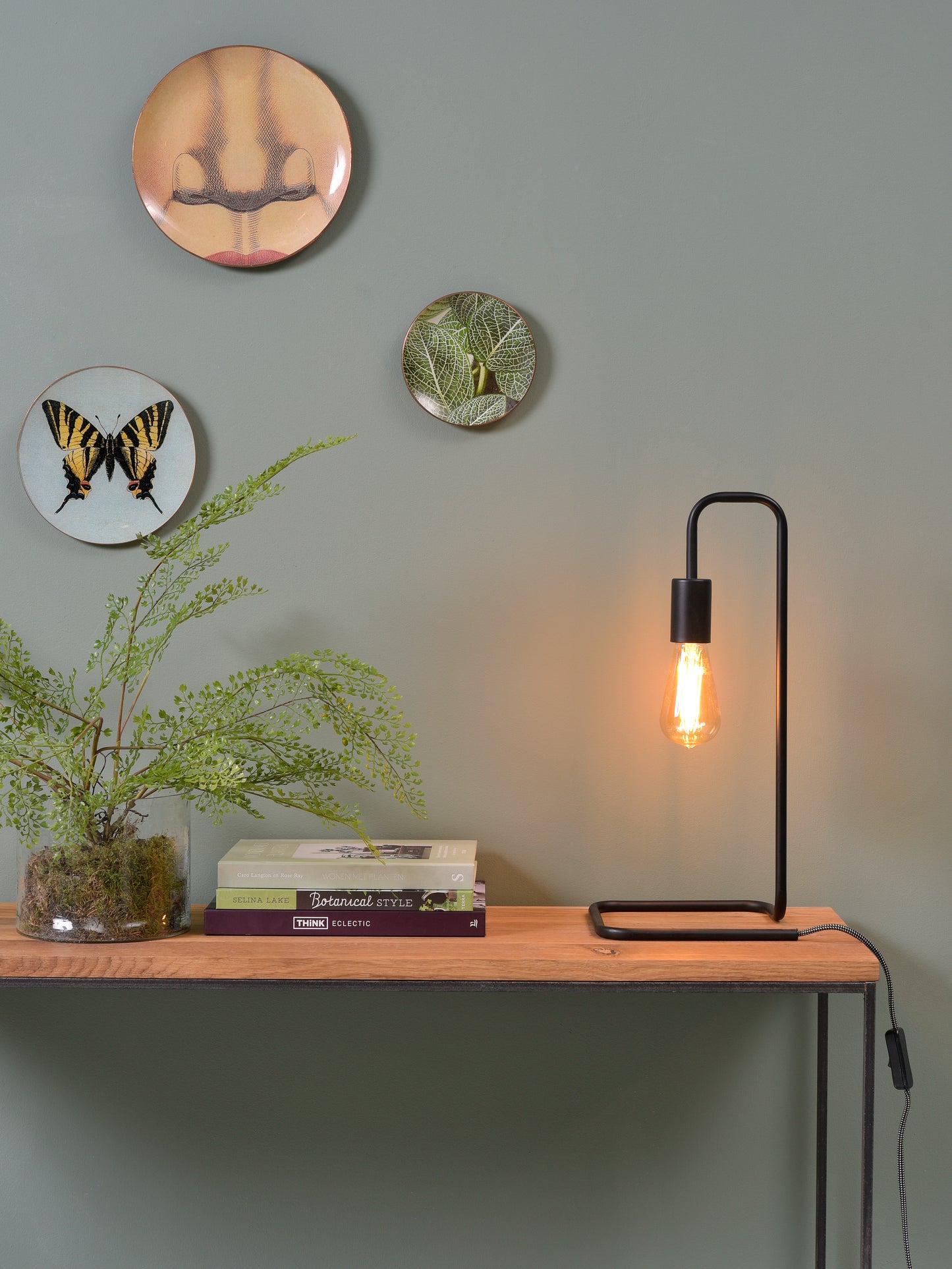 It's About Romi Tafellamp ijzer London 20x20xh.45,5cm, zwart