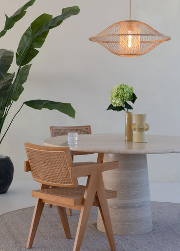 Good&Mojo Hängeleuchte Maui Bambus/Schirm ø70xh.30cm natur, L