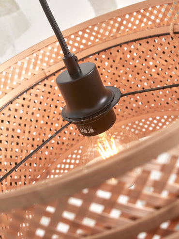 Good&Mojo Stehleuchte Bhutan S Bambus natur H.150cm/Schirm 25x20cm s/n