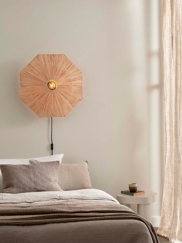 Good&Mojo Wandlamp Panama dia. 65cm, naturel