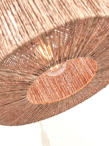 Good&Mojo Vloerlamp Iguazu S bamboe nat. h.150cm/kap 30x16cm jute. nat.