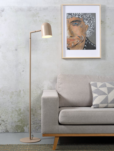 It's About Romi Stehleuchte Eisen Marseille H.141cm/Schirm rund H.17xDurchm.12cm, Sand