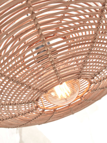 Good&Mojo Ceiling lamp Tanami rattan disc diameter 40xh 10cm natural. S