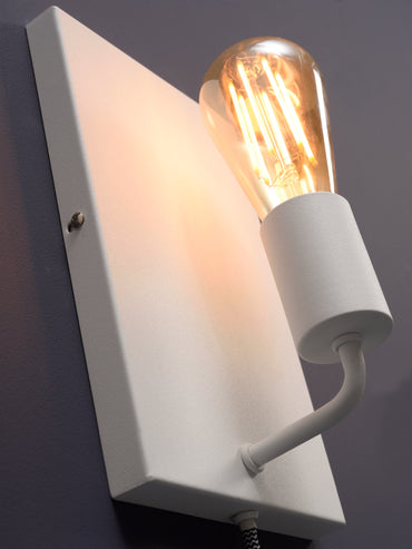 It's About Romi Wall lamp iron Madrid b.15xh.25cm white, L