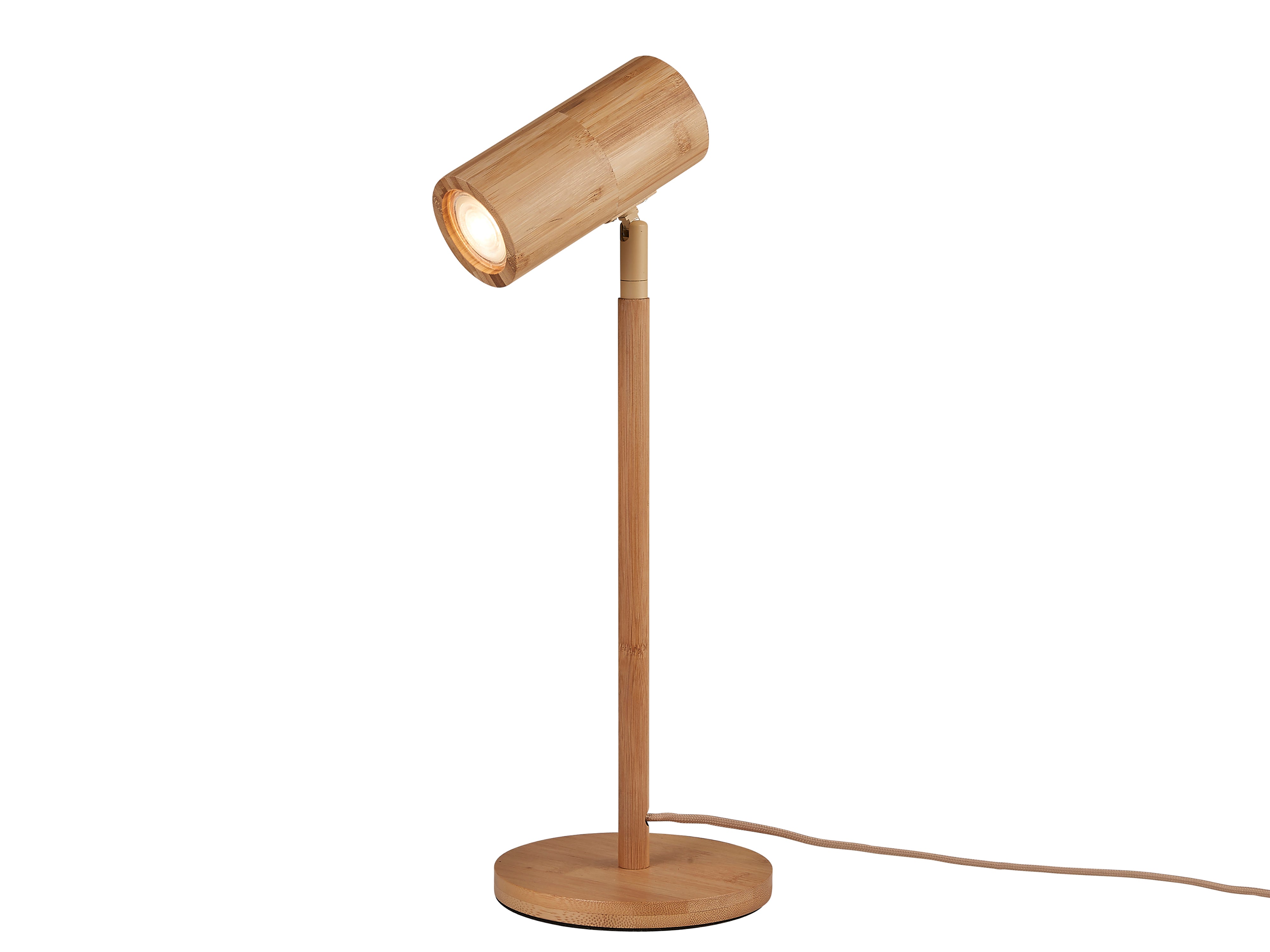 Good&Mojo Tafellamp bamboe Java h.47cm, LED3W GU10, naturel