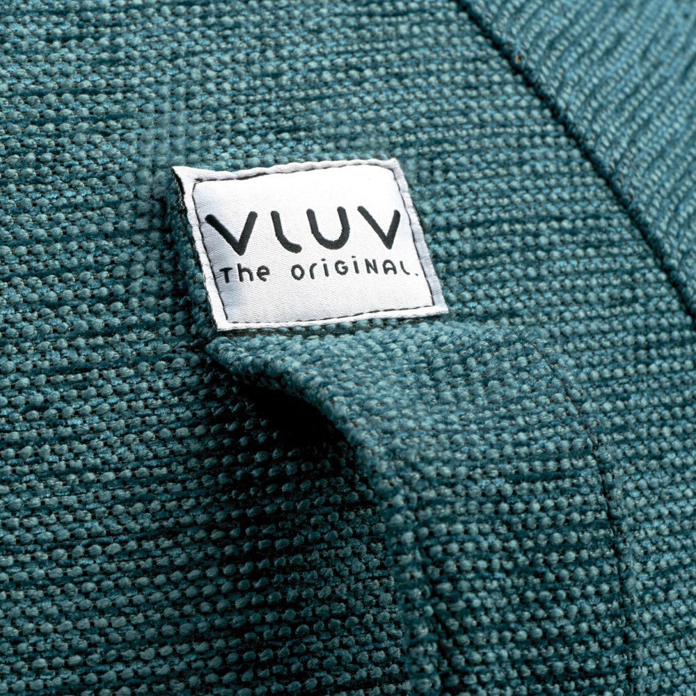 VLUV STOV zitbal 60-65 cm - petrol detail foto stof