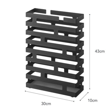 Yamazaki Brick Schirmständer Rechteckig - schwarz