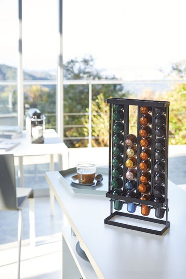 Yamazaki Kaffeekapselhalter breit - Tower - schwarz