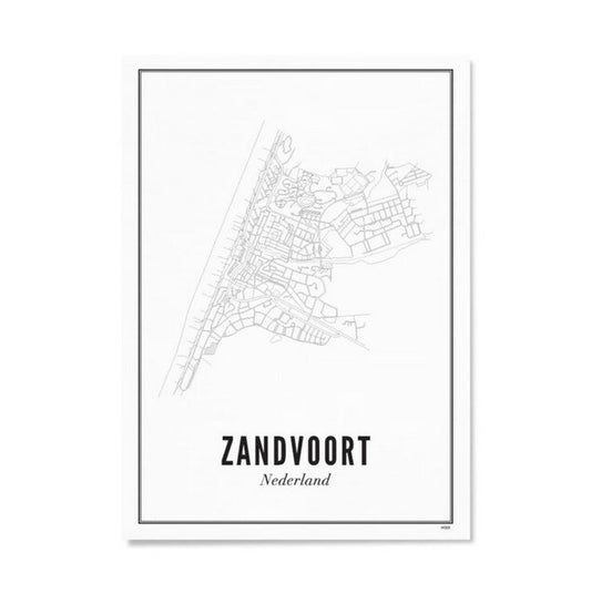 Wijck Zandvoort City poster A3 30 x 40 cm