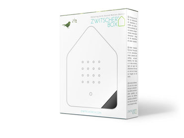 Relaxound Zwitscherbox Classic zwart met zwart verpakking