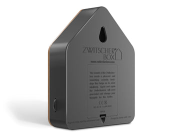 Relaxound Zwitserbox hout Walnoot met zwart achterkant