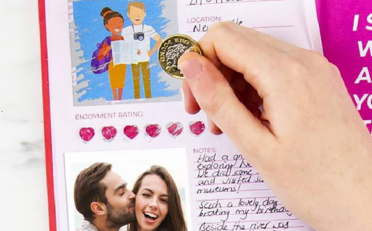 Blog foto van detail Scratch boek Printworks liefde