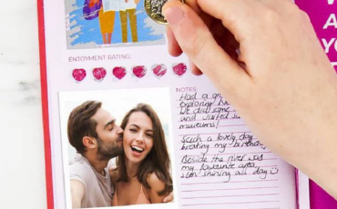 Blog foto van detail Scratch boek Printworks liefde