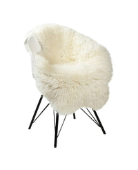 Dyreskinn Schapenvacht naturel wit 100 x 65 cm