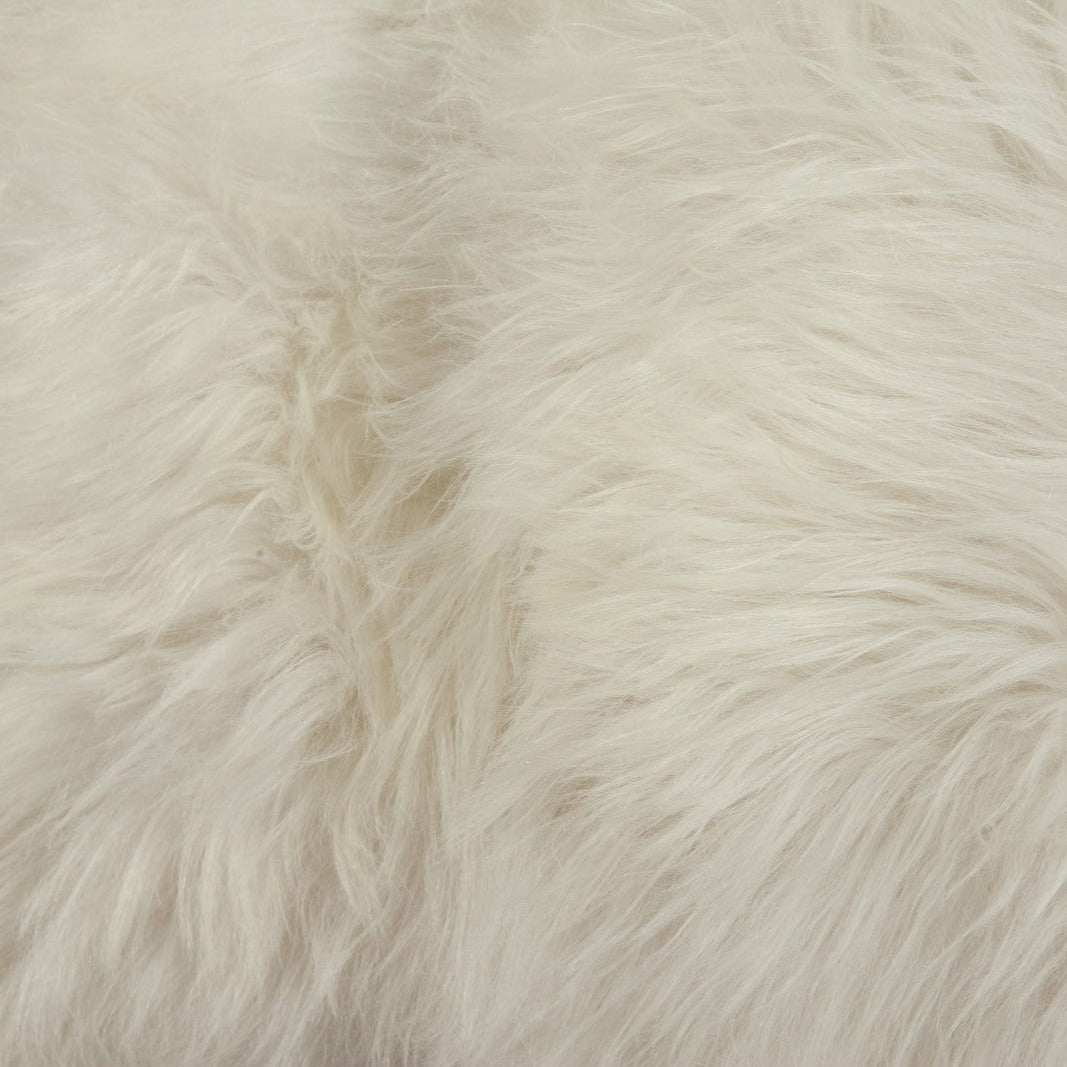 Dyreskinn Schapenvacht naturel wit 100 x 65 cm