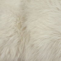 Dyreskinn Schapenvacht naturel wit 100 x 65 cm