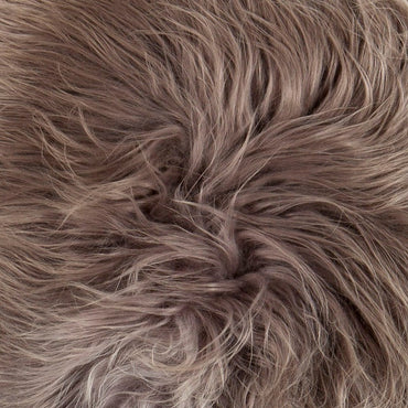 Dyreskinn IJslandse schapenvacht - taupe - 100 x 65 cm