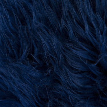 Dyreskinn Schapenvacht - marineblauw - 100 x 65 cm