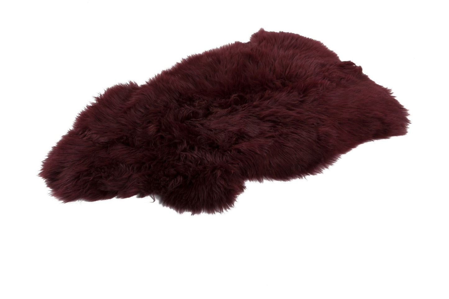 Dyreskinn Schapenvacht - Merlot - 100 x 65cm