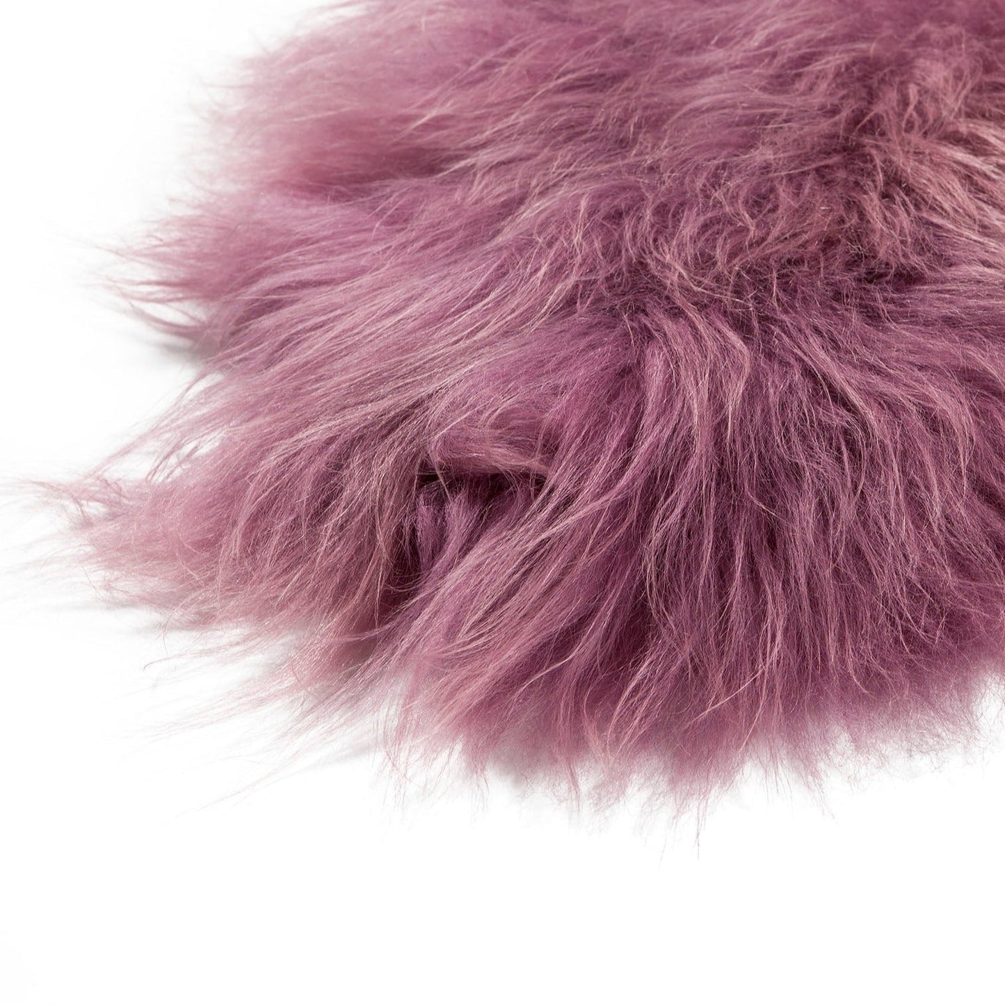 Dyreskinn Schapenvacht IJslands - Donkerroze - 100 x 65cm