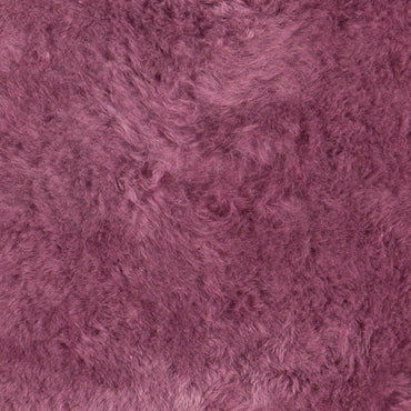 Dyreskinn Schapenvacht IJslands - Donkerroze kort - 100 x 65cm