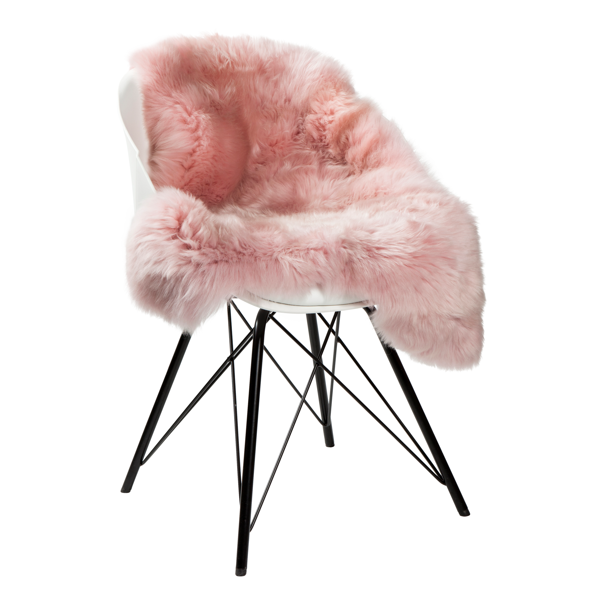 Dyreskinn Schapenvacht - Lichtroze - 100 x 65 cm