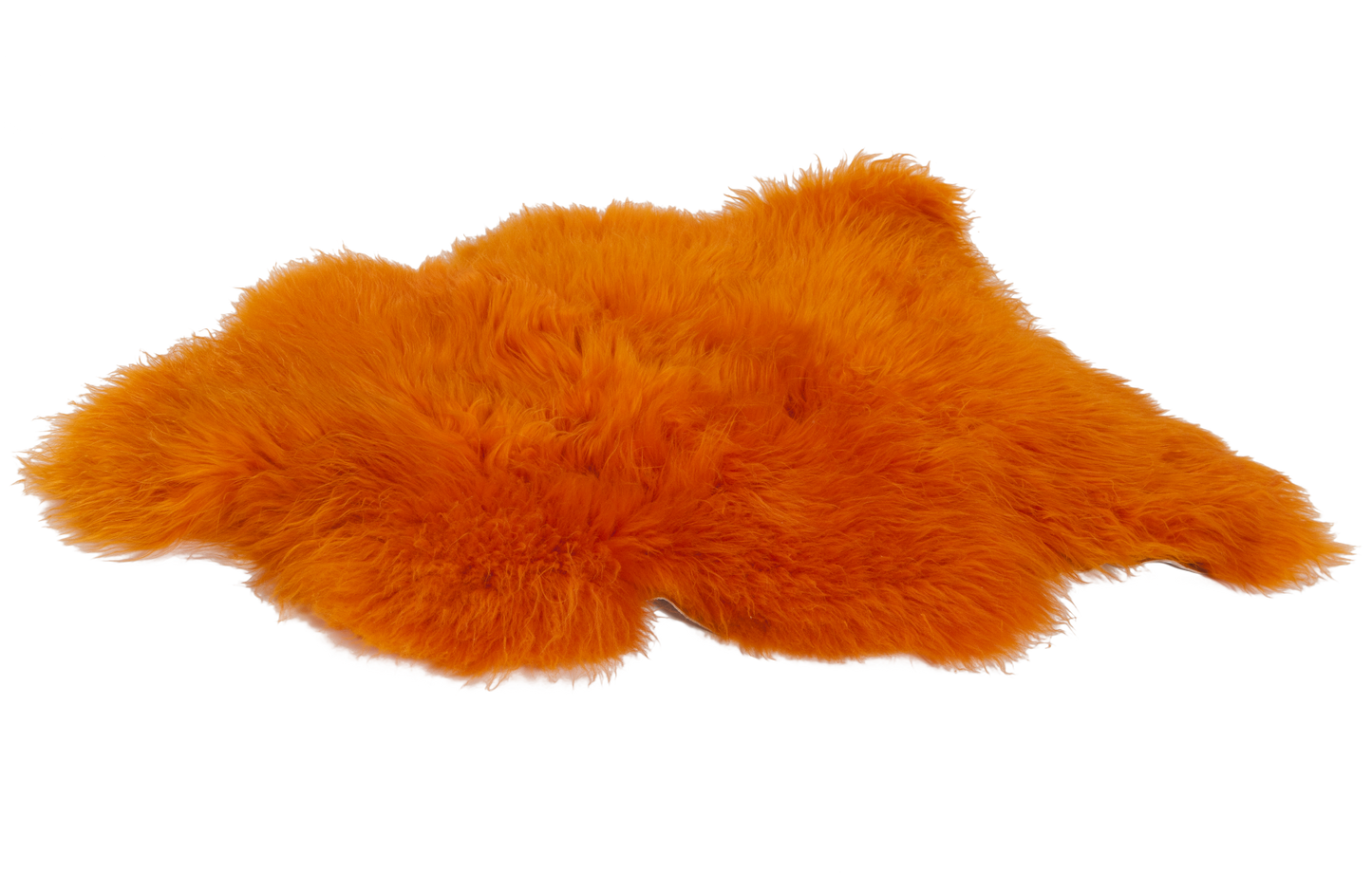 Dyreskinn Schapenvacht - Oranje - 100 x 65 cm