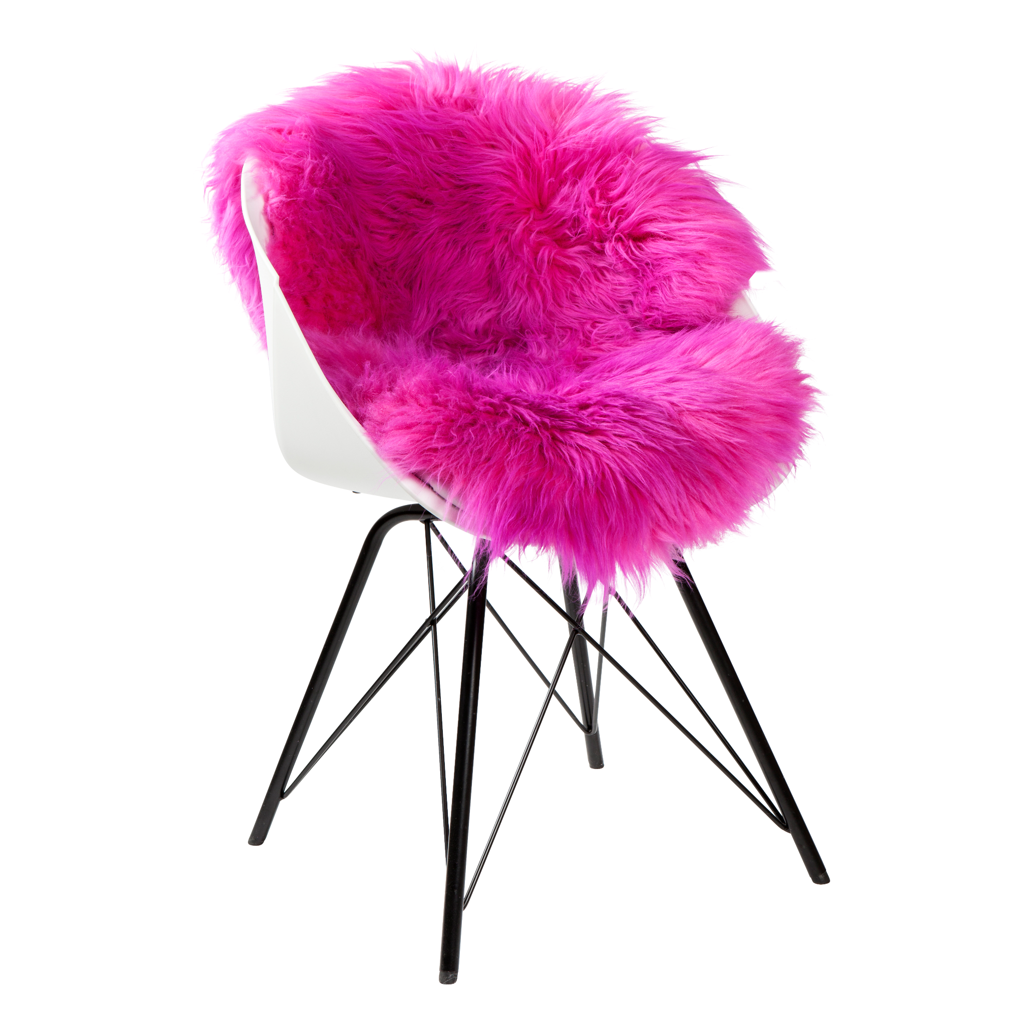 Dyreskinn Schapenvacht - Roze - 100 x 65 cm