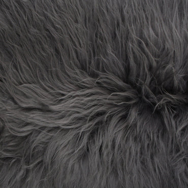 Dyreskinn Schapenvacht IJslands - Lichtgrijs - 100 x 65 cm
