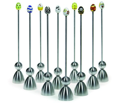 Take 2 Clack with ceramic egg various motifs