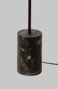 Es geht um die RoMi Tivoli Stehleuchte. Braun