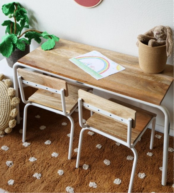 KidsDepot stoel Origineel - donker grijs - set van 2 sfeerfoto