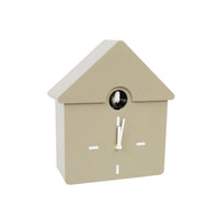 Housevitamin - Wandklok Koekoeksklok - Taupe - 24x27x9cm