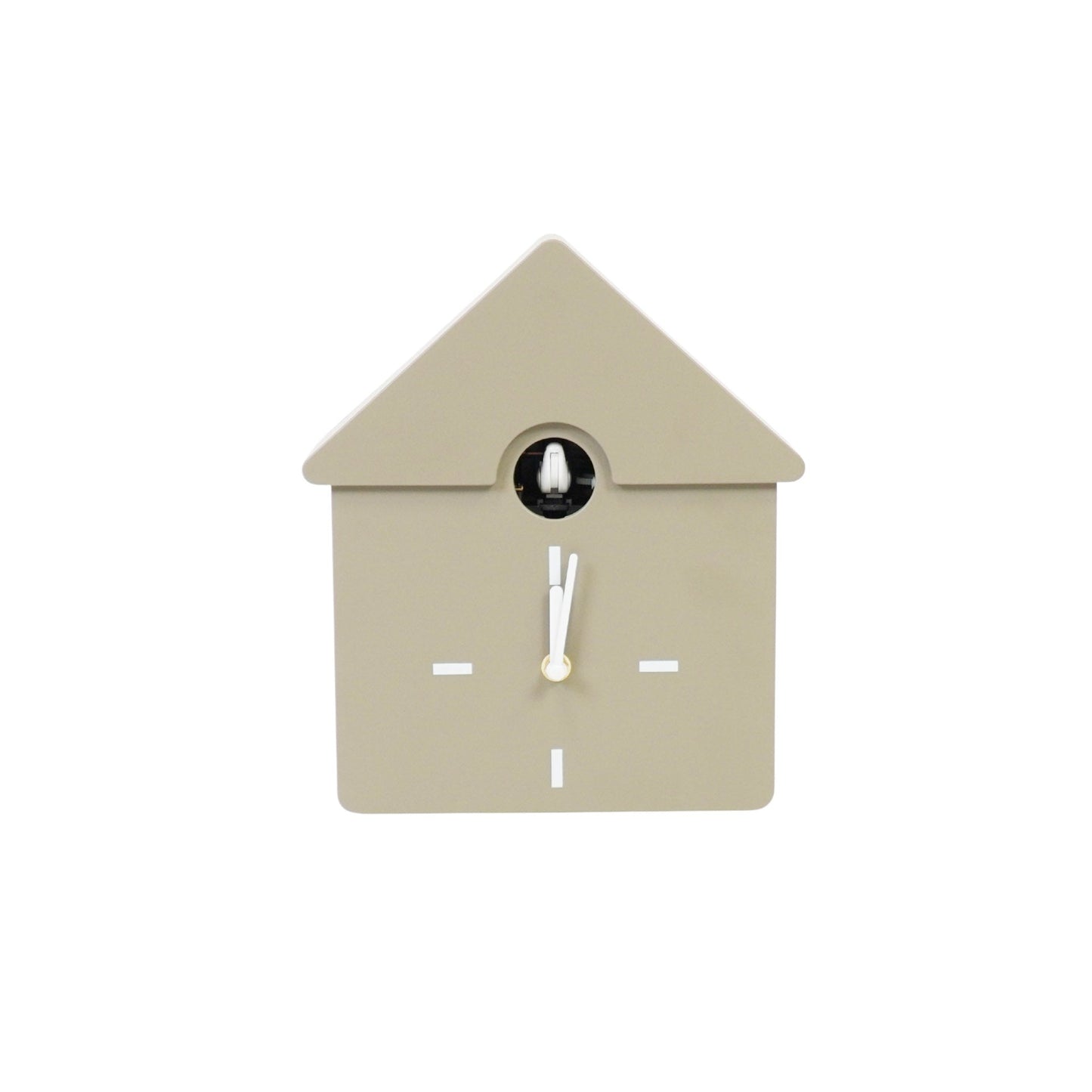 Housevitamin - Wandklok Koekoeksklok - Taupe - 24x27x9cm