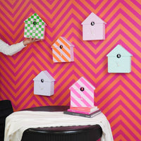 KHousevitamin - Cuckoo Clock - Light Pink 24x27x9cm