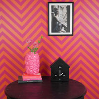 Housevitamin - Wandklok Koekoeksklok- Zwart- 24x27x9cm