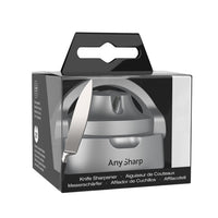 AnySharp Evo Messenslijper - Zilver in verpakking