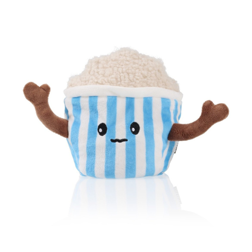 Bitten design heatable Salty Popcorn warmte knuffel