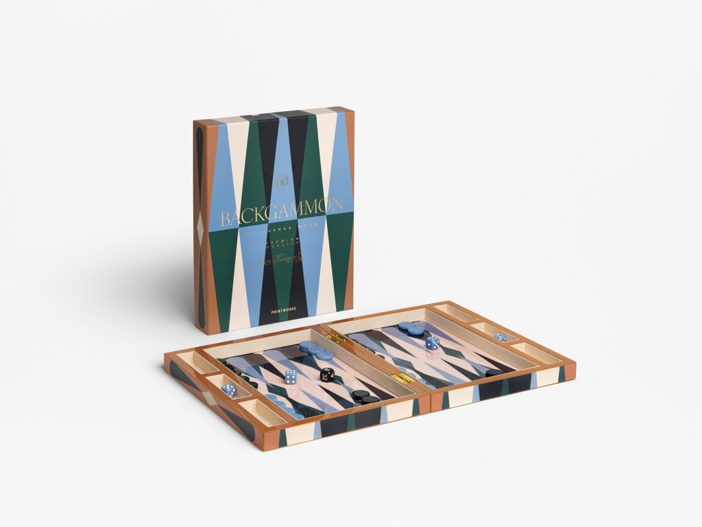 Printworks Game - Backgammon varnished