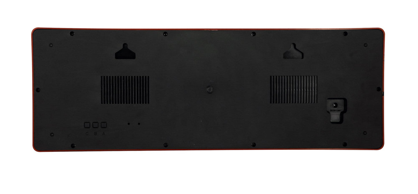 NeXtime Wand-/tafelklok - 51,5 x 18 x 4,5 cm - kunststof - 'Big D'