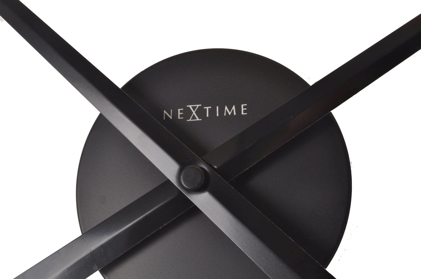 Nextime Wandklok - 48 x 3 cm - Aluminum - 'Small Hands'
