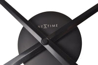 Nextime Wandklok - 48 x 3 cm - Aluminum - 'Small Hands'