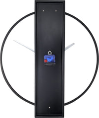 NeXtime Wandklok - 50,8 x 58,2 x 4,3 cm - Hout/Staal